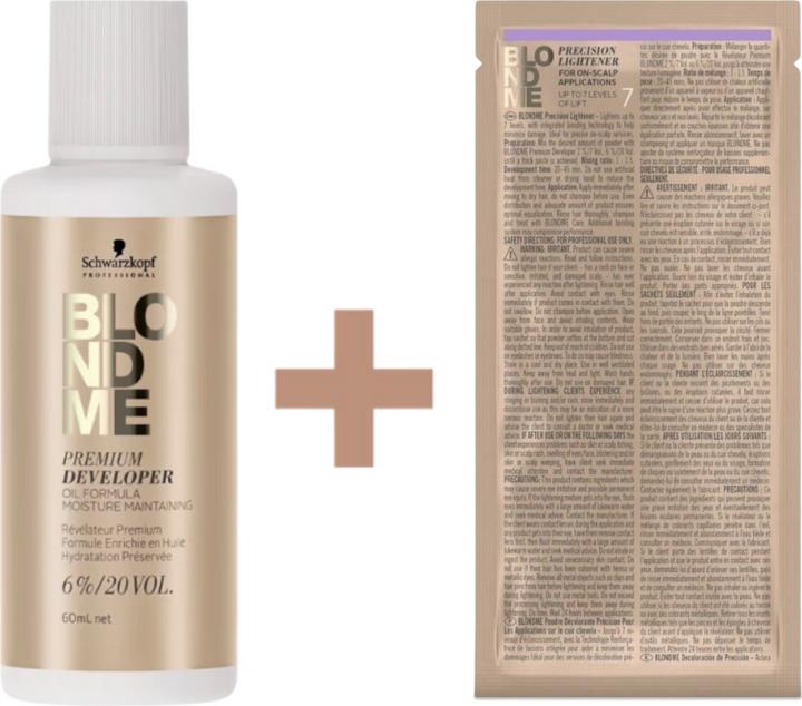 Schwarzkopf Professional BlondMe Premium Bleichpulver & Developer Set (Blondme Premium Bleichpulver & Developer Set)