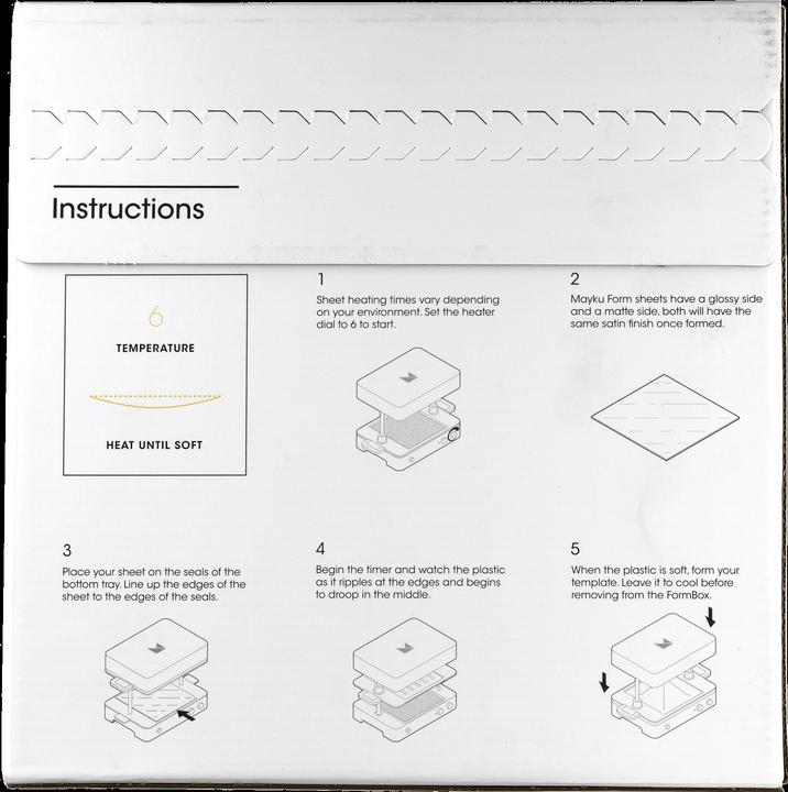 Image du produit Mayku Form Sheets (Accessoire)