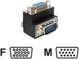 Produktbild Delock Adapter VGA Stecker auf VGA Buchse 90ø (VGA, 7 cm)