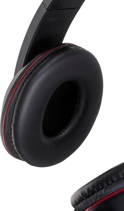 Image du produit Esperanza EH118 Casque et écouteurs filaires Bandeau Appels/Musique Noir Rouge (Filaire)