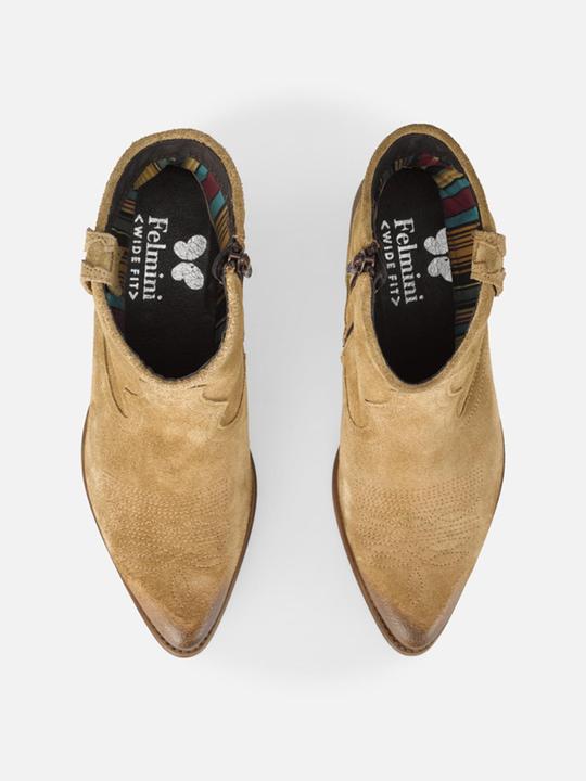 Produktbild Felmini Die Wide Cowboy-Stiefelette aus Marvin-Leder ist eine trendige und bequeme Wahl. Diese weite (40)