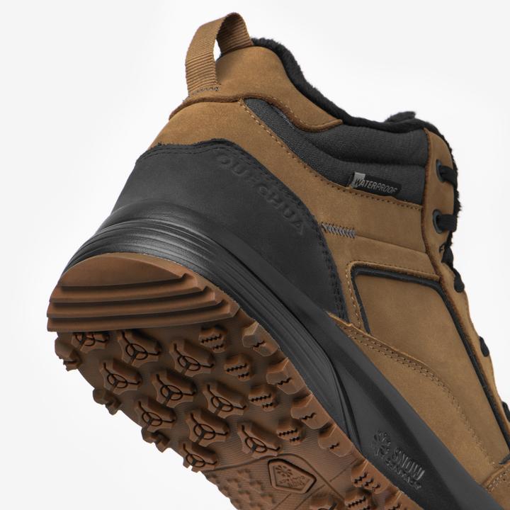Produktbild Quechua Winterschuhe Herren Leder halbhoch warm wasserdicht Winterwandern - SH500 (40)
