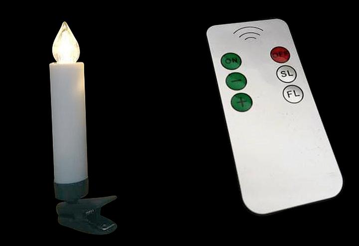 Produktbild FHS LED-Baumkerze kabellos innen incl. AAA Batterien warmweiss 10 Kerzen (1 x)