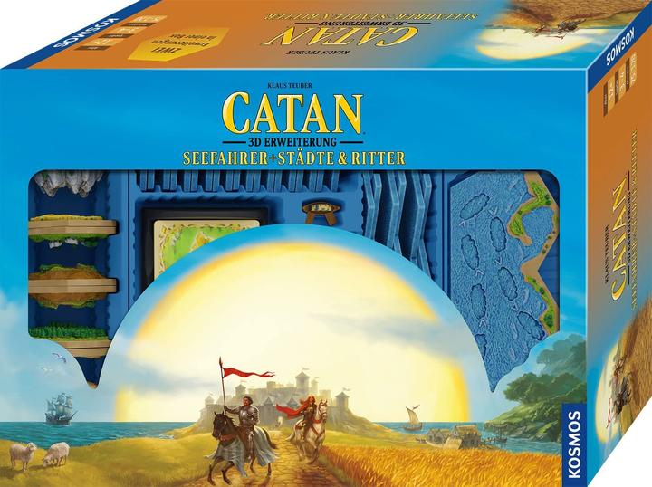 Actual product image Kosmos Catan 3D - Seafarers + Cities & Knights (German)