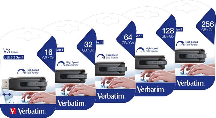 Productafbeelding Verbatim USB-stick V3 16GB (16 GB, USB-A, USB 3.0)