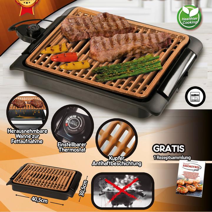Produktbild Best direct Smokefree Copper Grill