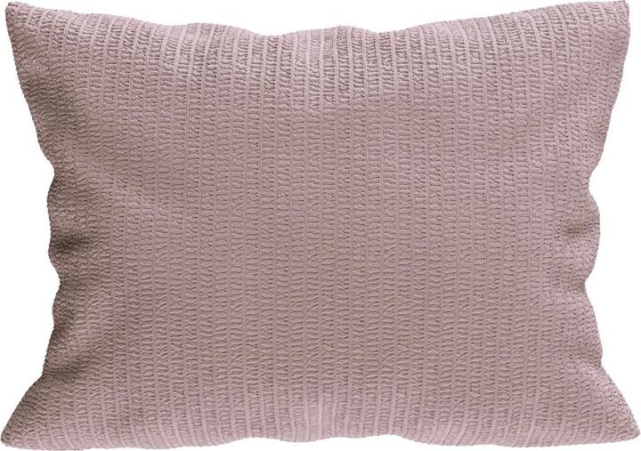 Image du produit Lotus Bettwaren Parure de lit en satin seersucker uni (Taie d'oreiller, 65 x 65 cm)