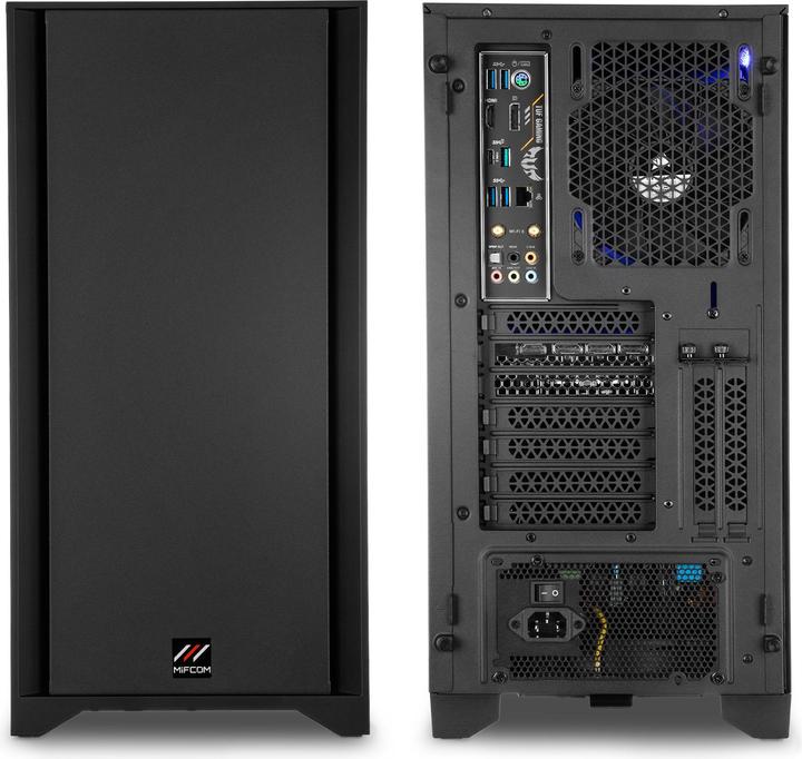 Image du produit Mifcom Savage RTX3080 Core i7 12th Advanced (Intel Core i7-12700K, 32 Go, 1500 Go, GeForce RTX 3080)