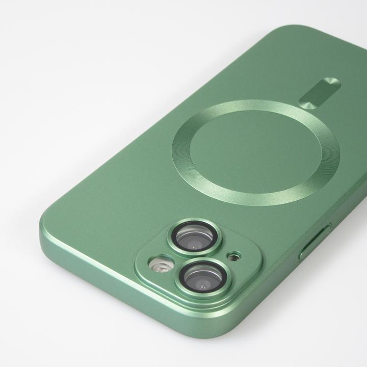 Immagine prodotto PhoneLook Cover in gomma morbida con vetro di protezione della fotocamera MagSafe (Apple iPhone 15 Plus)