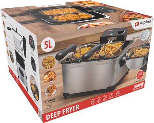 Actual product image alpina Deep fryer 5L 2000W