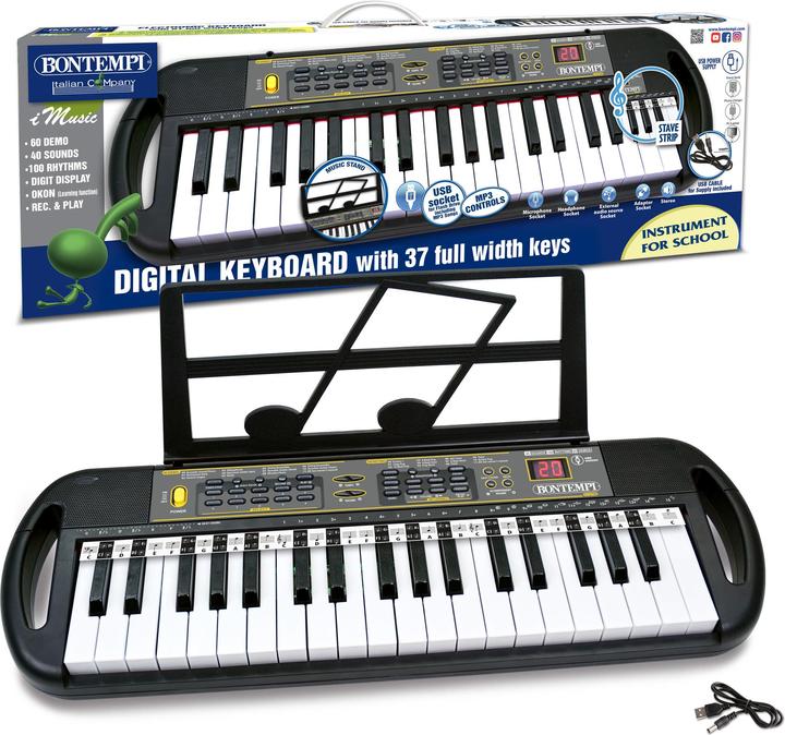 Produktbild Bontempi Digitales Keyboard mit 37 Tasten (Multilingual)