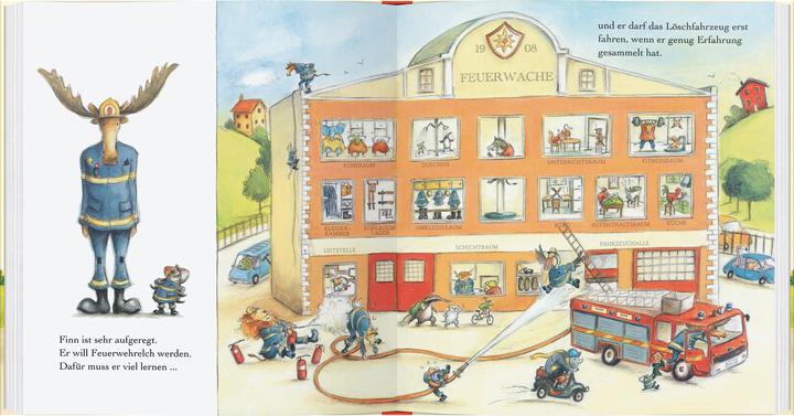 Produktbild Finn, der Feuerwehrelch (Deutsch, Sharon Rentta, 2012)