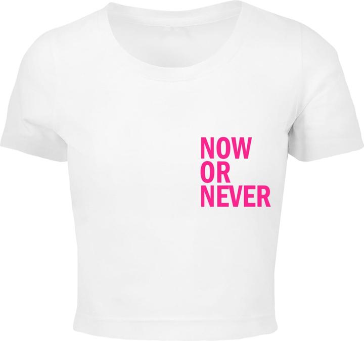 Image du produit Merchcode Tee Cropped pour femmes Now Or Never - 118447 (M)