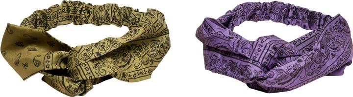 Actual product image Urban Classics Bandana Print Headband 2-Pack