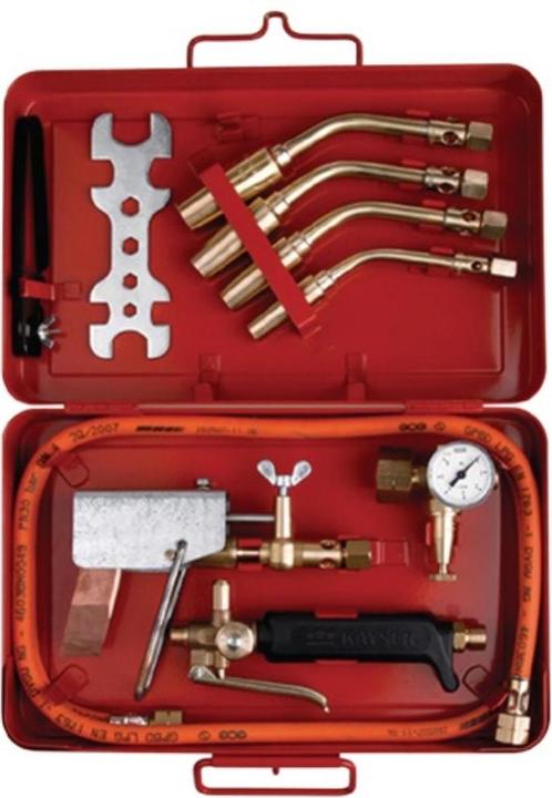 Actual product image Kayser Brazing set 10-part in sheet steel box propane