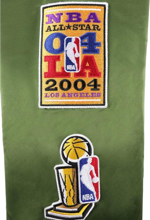 Actual product image Mitchell & Ness NBA Flight Satin - LA Lakers Bomber Jacket - 103809 (M)