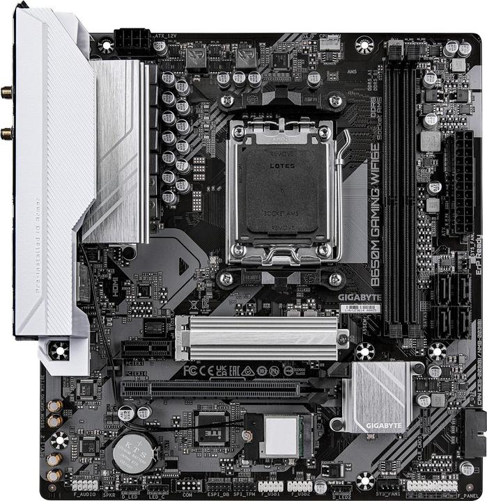 Produktbild Gigabyte B650M Gaming WIFI6E (AM5, AMD B650, mATX)