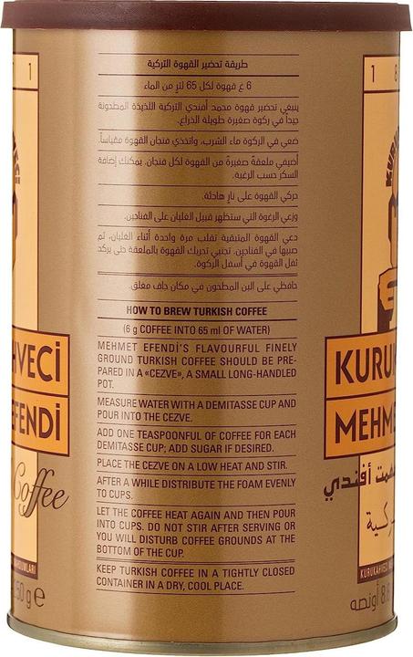 Image du produit Kurukahveci Mehmet Efendi Café turc (Torréfaction moyenne, 250 g)