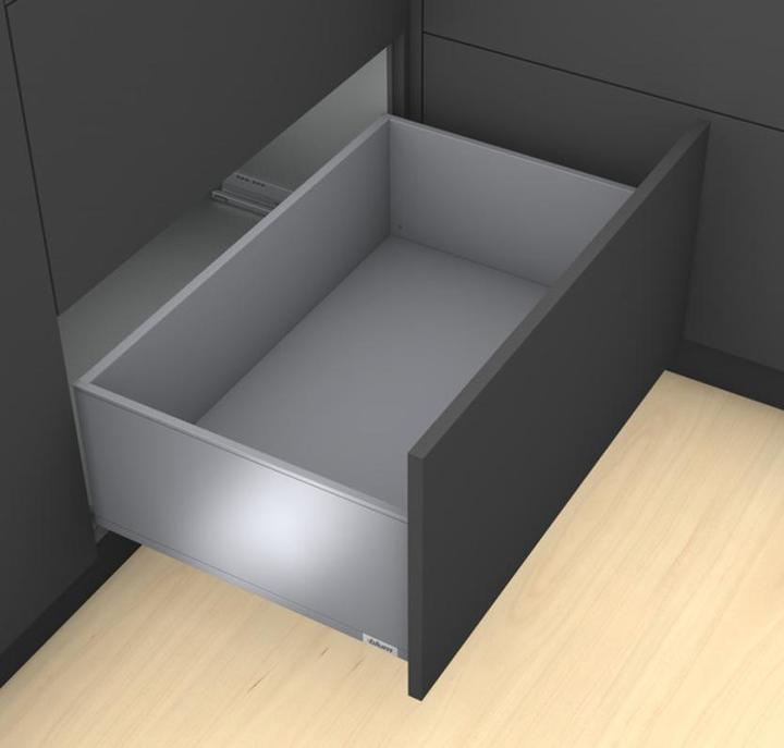 Actual product image Blum Flexible front drawer sets LEGRABOX pure F, silk white