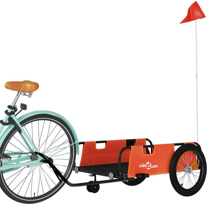 Actual product image VidaXL Fahrradanhänger Oxford-Gewebe & Eisen