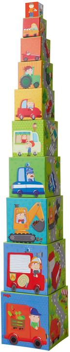Actual product image Haba Stacking cube dashing speedster