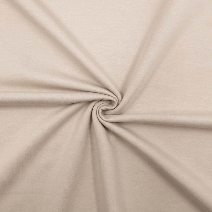 Produktbild Stoffrestposten French Terry Stoff - Beige - Mindestverkaufsmenge: 1 Meter