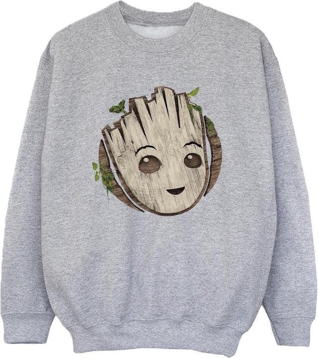 Immagine prodotto I Am Groot Wooden Head Felpa Ragazzi (140, 146)