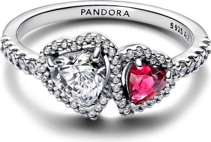 Produktbild Pandora Strahlenkranz Herzen Ring (60, 925 Silber)