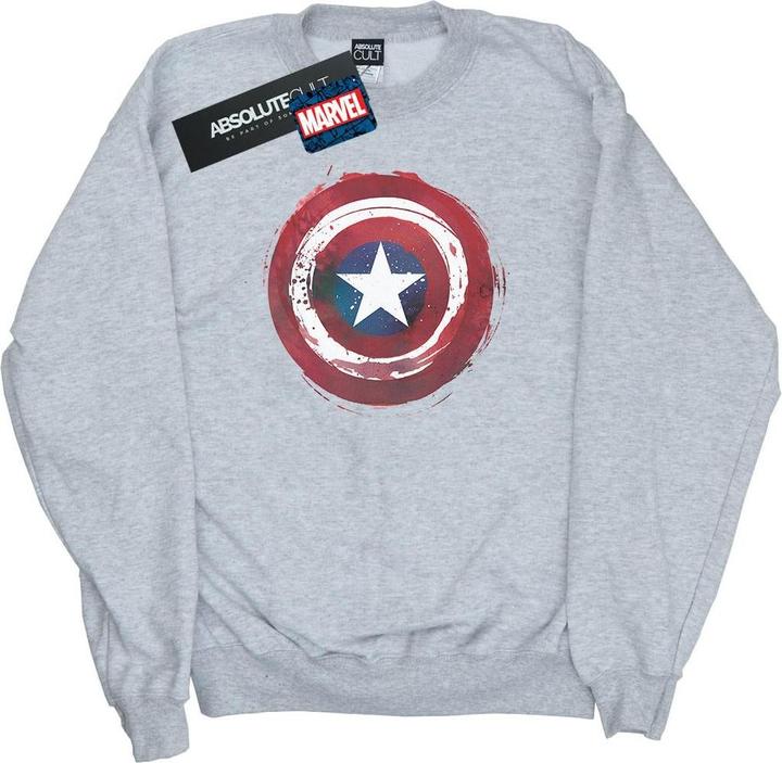 Captain America Splatter Shield Sweatshirt