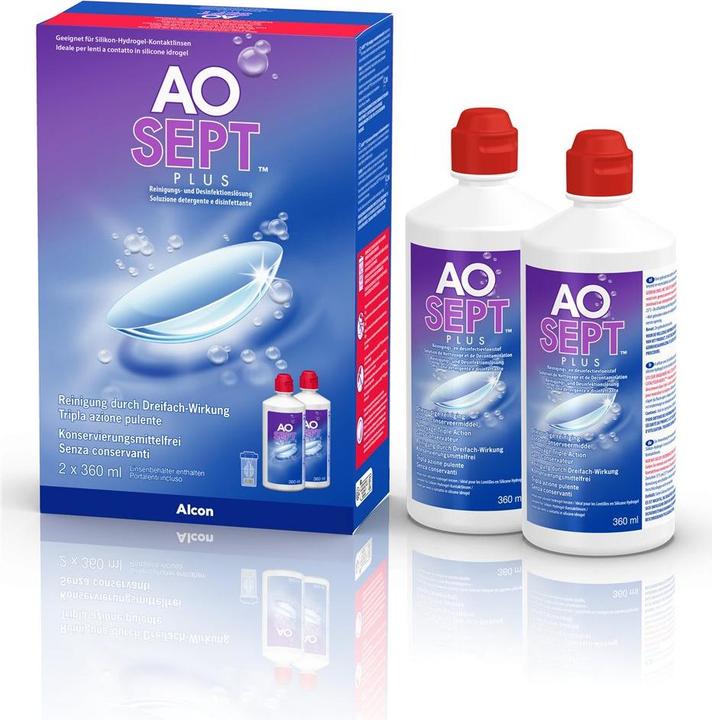 AOSept Peroxid Reinigungs- und Desinfektionslösung (Peroxid-System, 720 ml)