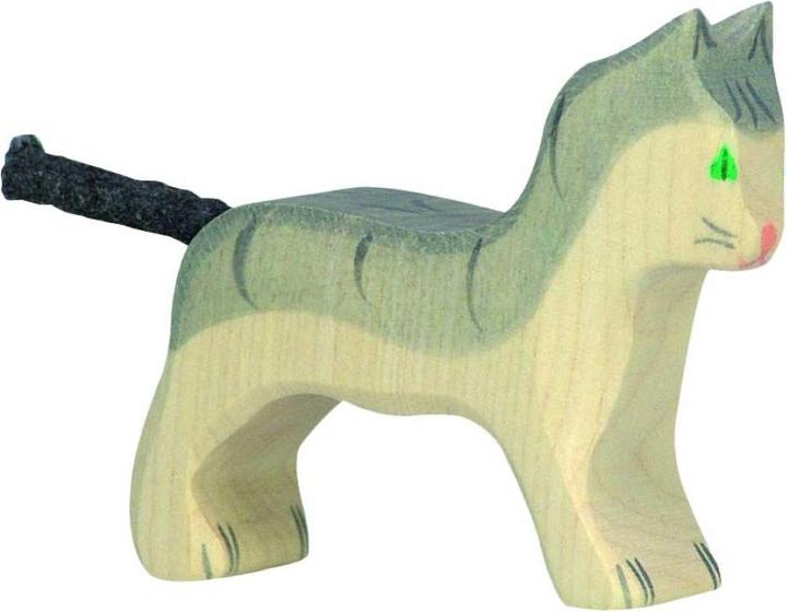 Immagine prodotto Holztiger Gatto, piccolo, grigio
