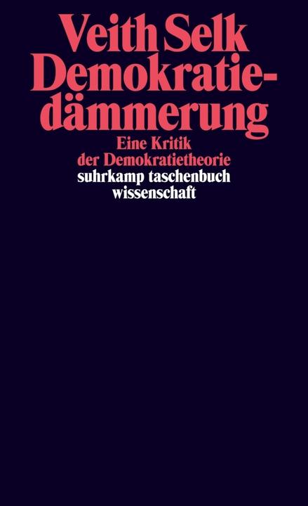 Immagine prodotto Demokratiedämmerung (Tedesco, Veith Selk, 2023)