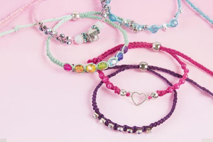 Image du produit Make it Real Bracelets à paillettes arc-en-ciel sertis de perles