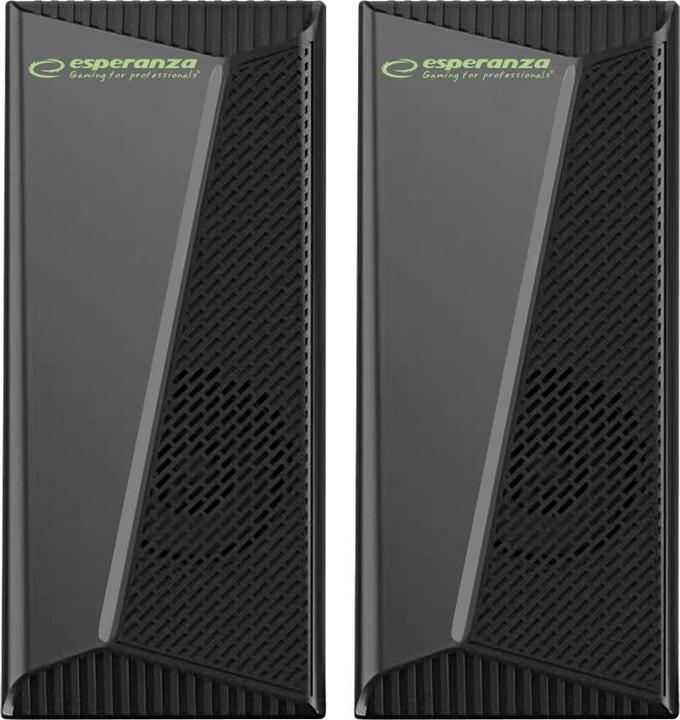 Actual product image Esperanza EGS106 Loudspeaker 2.0 LED Black 6W