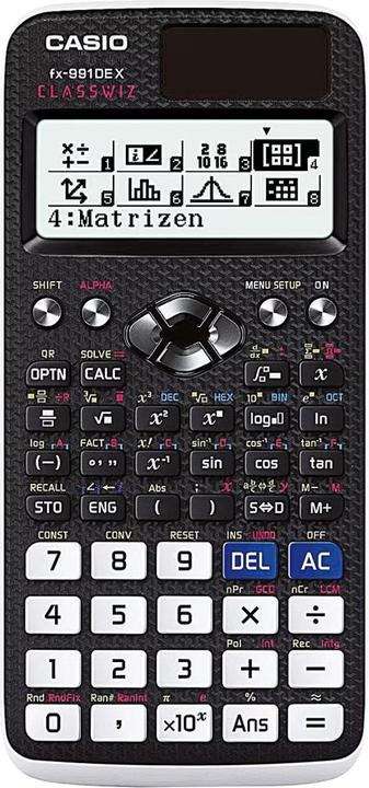 Immagine prodotto Casio FX-991DE CW (Celle solari, Batterie)