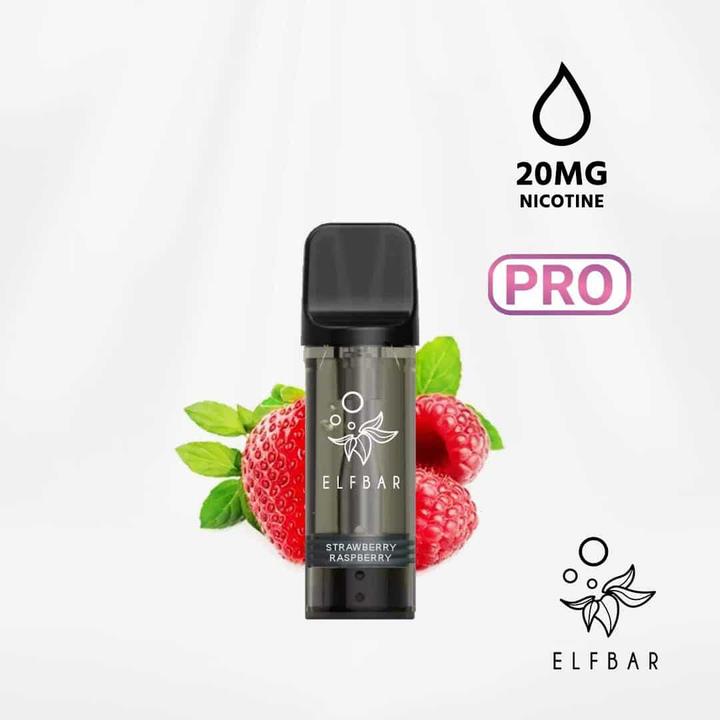 Produktbild Elfbar Elf Bar ELFA Pro Prefilled Pod (2 x 2ml) Strawberry Raspberry FR (Himbeere, Erdbeere)