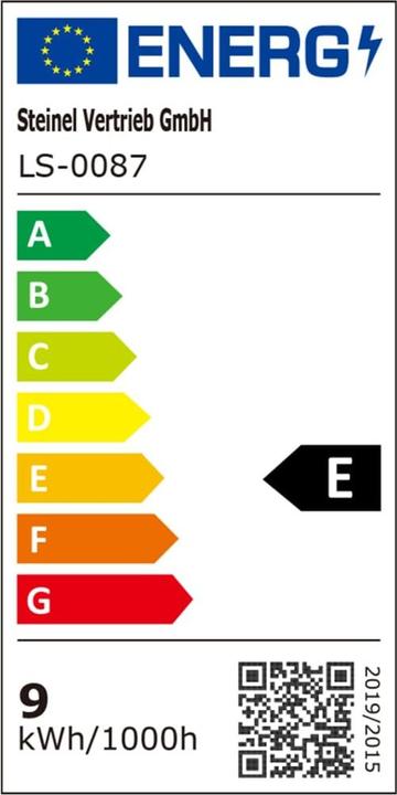 Energie-Label Steinel LED Sensor RS D2 (600 lm)