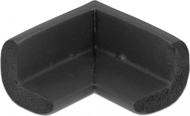 Actual product image Delock Foam edge protector self-adhesive 56 x 56 x 33 mm black
