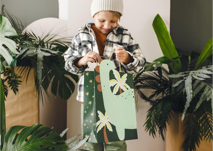 Immagine prodotto Partydeco Borsa regalo per dinosauri (Borsa da regalo, 1 x)