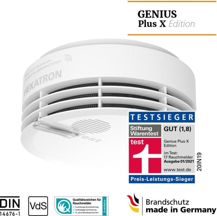 Actual product image Hekatron Genius Plus X
