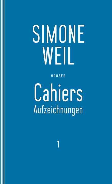 Immagine prodotto Cahiers 01 (Tedesco, Simone Weil, Wolfgang Matz, Elisabeth Edl, 1991)