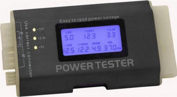 Actual product image Delock Power supply tester III with LCD