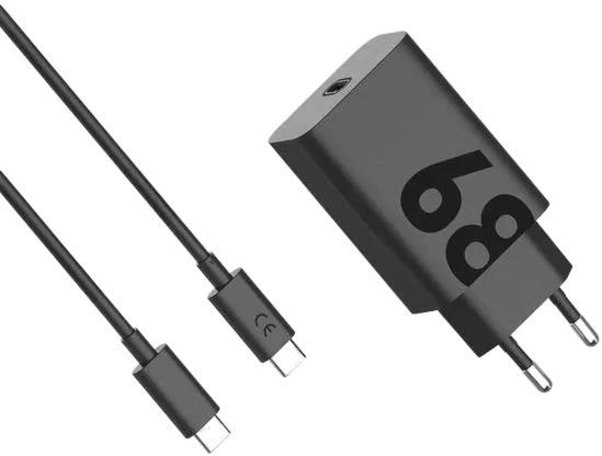 Produktbild Motorola TurboPower USB-C Wall Charger + USB-C Kabel SJMC682 68W - black (68 W)