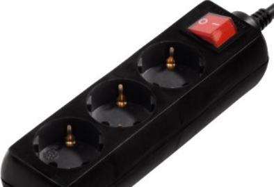 Actual product image Hama Power strip (3 x, 5 m)