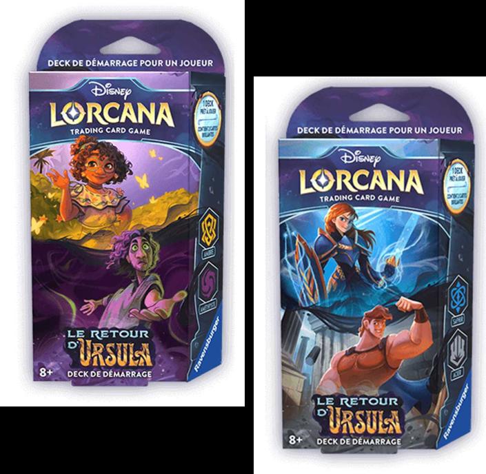 Image du produit Disney Lorcana - Le retour d'Ursula - Starter Deck - Amethyst/Amber (Français, Pont)