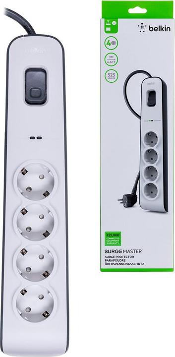 Actual product image Belkin Surgemaster (4 x, CEE 7/3, 2 m)