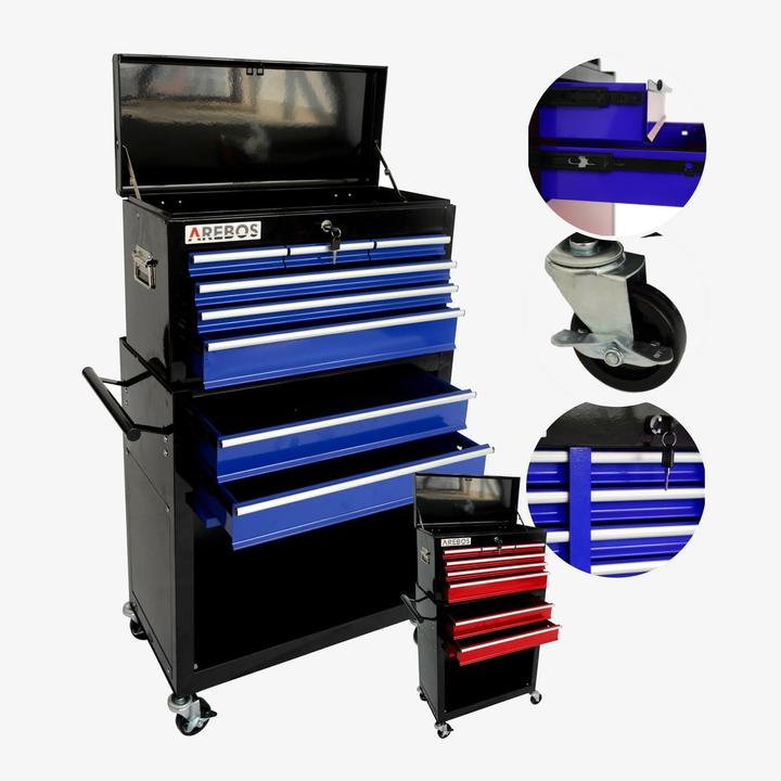 Produktbild Arebos Werkzeugwagen (2 x)