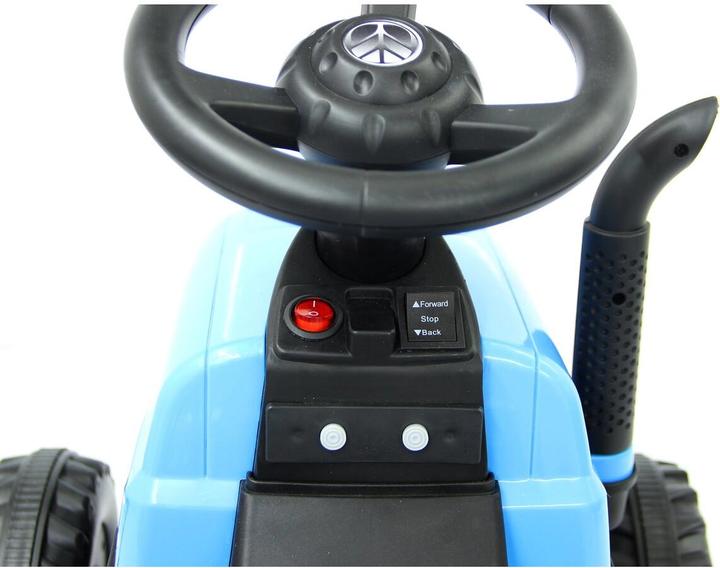 Productafbeelding Jamara Zitmaaier New Holland met aanhangwagen blauw 6V (6 V)