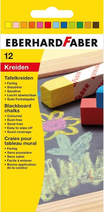 Image du produit EberhardFaber Craie pour tableau noir (Multicolore, 12 x)