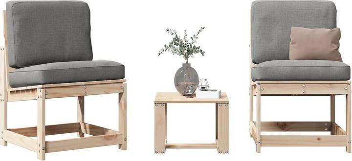Image du produit VidaXL Ensemble de salon de jardin 3 pièces